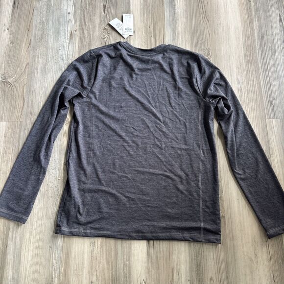 NWT Abercrombie Active Blue Long Sleeved Dri Fit Shirt Size 13/14 - Picture 7 of 7